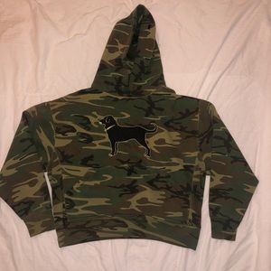 Black Dog camo hoodie